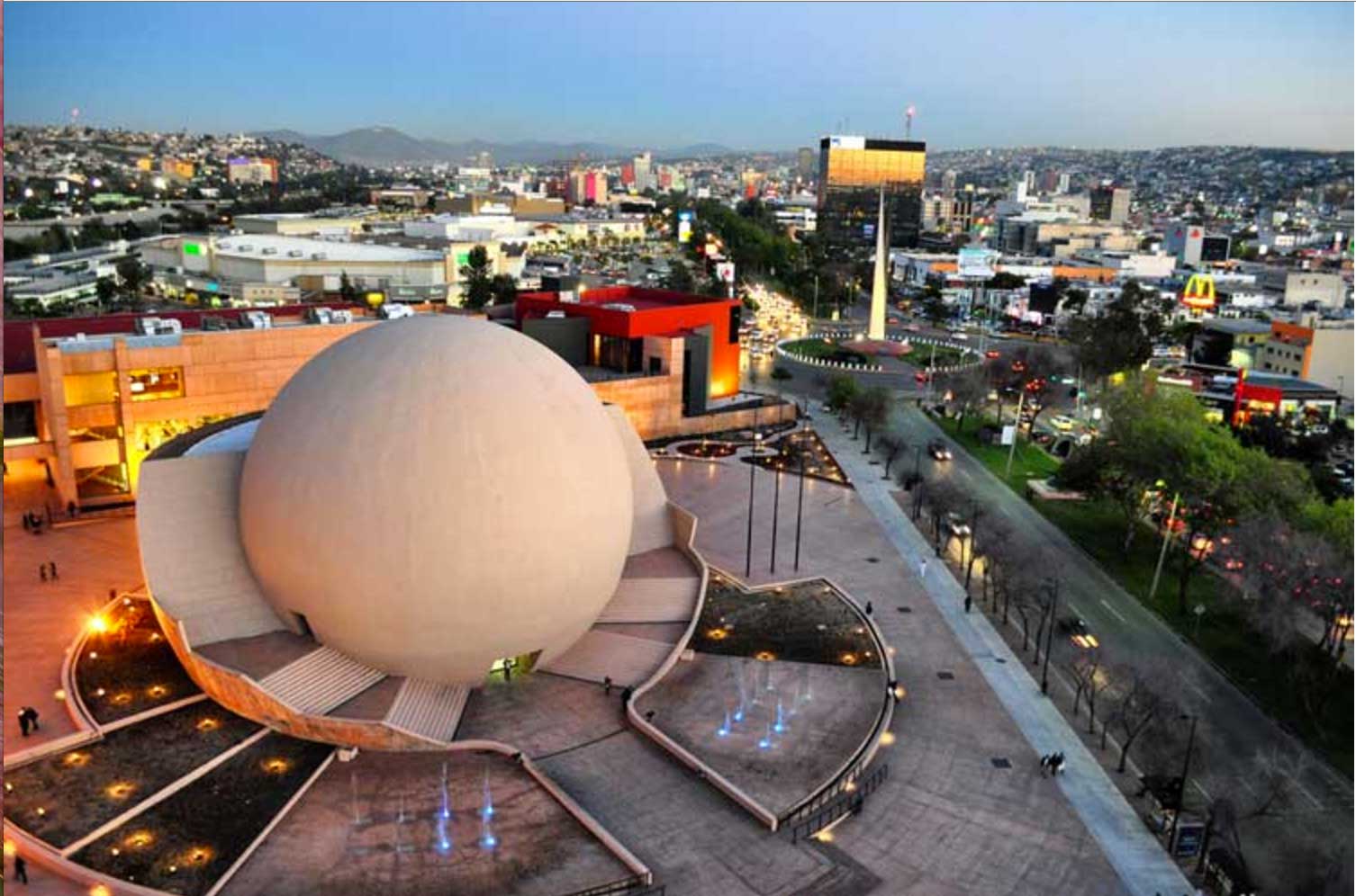 Aerial view of Tijuana, Mexico
